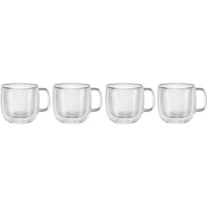 ZWILLING Sorrento Plus Double Wall Cappuccino Glasses - Pack of 4