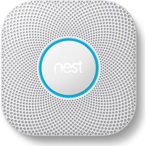 GOOGLE Nest Protect 2nd Generation Smoke and Carbon Monoxide Alarm - Hard Wired, White