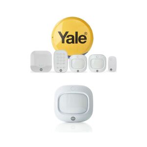 Yale Sync IA-320 Smart Alarm Kit & Motion Detector Bundle, White