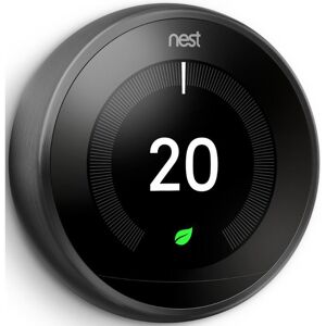 GOOGLE Nest Learning Thermostat - 3rd Generation, Black, Black