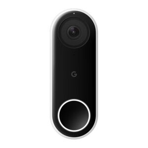 GOOGLE Nest Hello Video Doorbell, Black,White