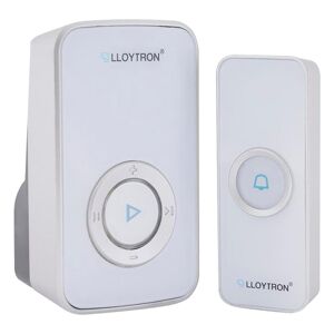 LLOYTRON MIP3 B7531WH Doorbell Chime - White, White