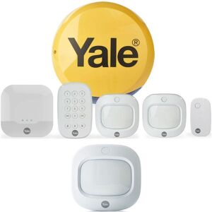 Yale Sync IA-320 Smart Home Alarm Family Kit & Motion Detector Bundle, White