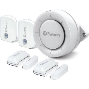SWANN SWIFI-ALARMKITA-GL Smart Indoor Siren & Sensors Bundle - White, White