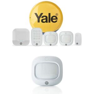 Yale Sync IA-320 Smart Alarm Kit & Motion Detector Bundle, White