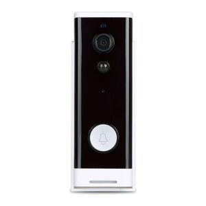 ENER-J PRO Series SHA5307 Wireless Video Doorbell with Chime - Battery Powered, Black,White