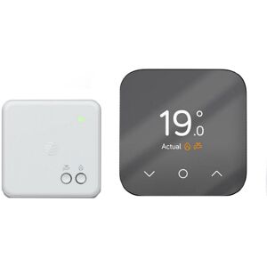 HIVE Mini Heating Thermostat & Receiver, Silver/Grey,White,Black