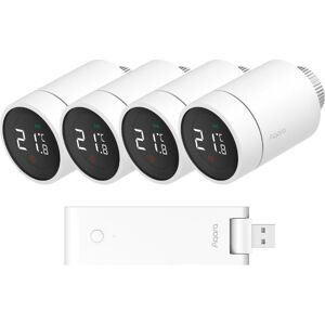 AQARA Wireless E1 Smart Thermostat Starter Kit - Four Pack, White