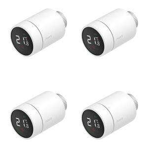 AQARA SRTS-A01-QUAD Wireless Smart Thermostat E1 - Four Pack, White, White