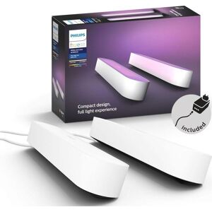 PHILIPS HUE Play White & Colour Ambiance Smart Light Bar - White, Twin Pack