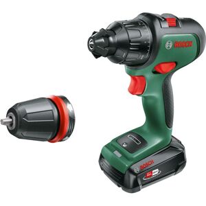 BOSCH AdvancedImpact 18 Cordless Combi Drill with 1 Battery - Green & Black