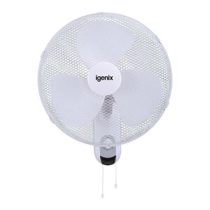 IGENIX DF1656 Wall Fan - White, White