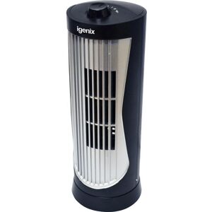 IGENIX DF0020 Portable Tower Fan - Black, Silver/Grey,Black