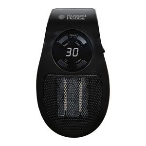 RUSSELL HOBBS RHPH2001B Portable Ceramic Plug Fan Heater - Black, Black