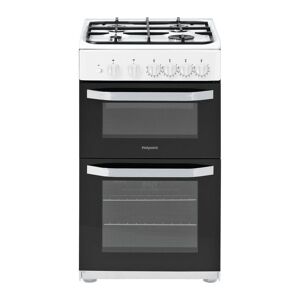 HOTPOINT HD5G00KCW 50 cm Gas Cooker - White, White