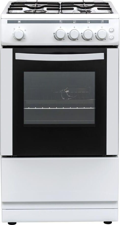 ESSENTIALS CFSGWH18 50 cm Gas Cooker - White, White