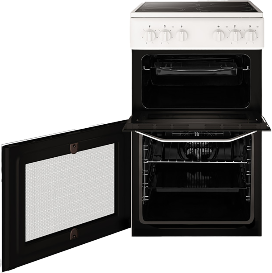 HOTPOINT HD5V92KCW 50 cm Electric Ceramic Cooker - White, White