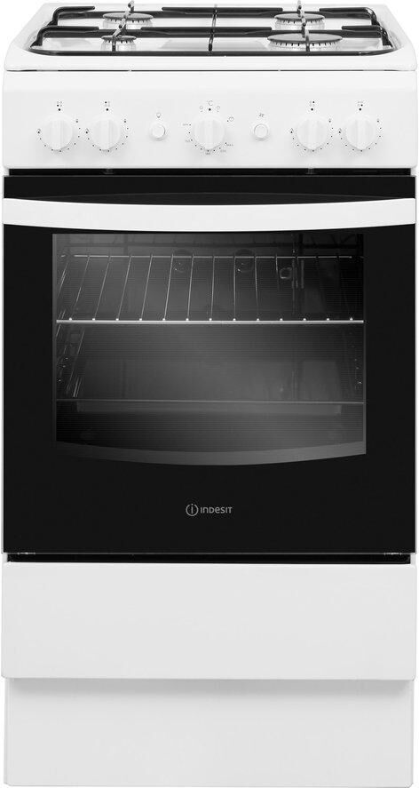 INDESIT IS5G1KMW/U 50 cm Gas Cooker Ð White, White