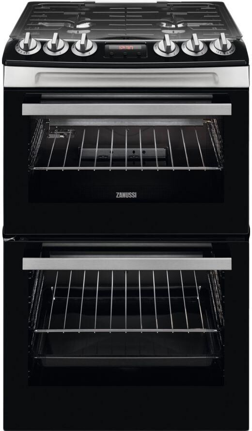 ZANUSSI ZCG43250XA 55 cm Gas Cooker - Stainless Steel, Stainless Steel