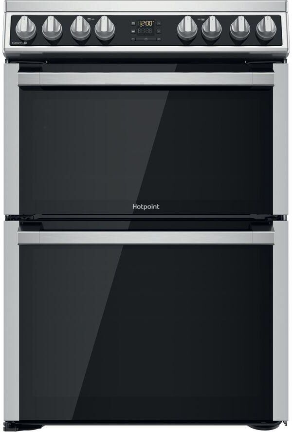 HOTPOINT Amelia HDM67V8D2CX 60 cm Electric Ceramic Cooker - Stainless Steel, Stainless Steel