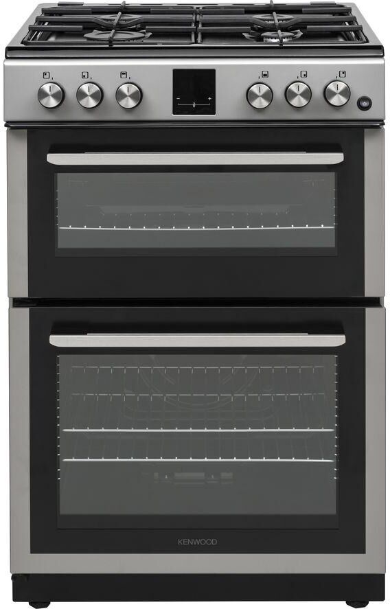 KENWOOD KTG606S22 60 cm Gas Cooker - Silver, Silver/Grey