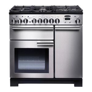 RANGEMASTER Professional Deluxe 90 Dual Fuel Range Cooker - Stainless Steel, Stainless Steel