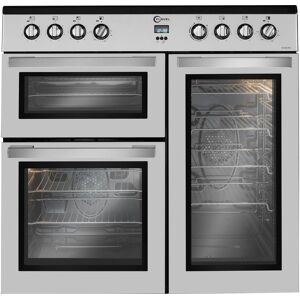 FLAVEL MLN9CRS 90 cm Electric Range Cooker - Silver, Silver/Grey