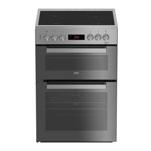 BEKO Pro XDC663SM 60 cm Electric Cooker - Silver, Silver/Grey