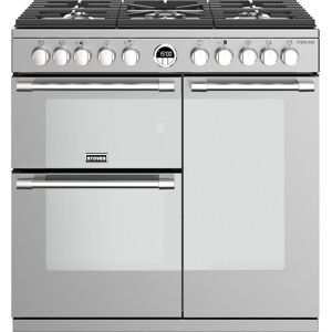 STOVES Sterling S900DF 90 cm Dual Fuel Range Cooker - Stainless Steel, Stainless Steel