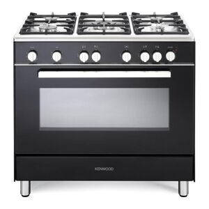 KENWOOD CK307G 90 cm Gas Range Cooker  Black & Chrome, Black