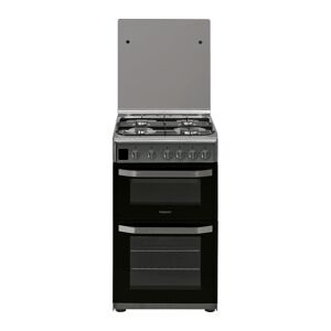 HOTPOINT HD5G00CCX 50 cm Gas Cooker - Graphite, Silver/Grey