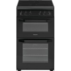 HOTPOINT HD5V92KCB 50 cm Electric Ceramic Cooker - Black, Black