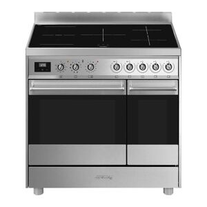 SMEG C92IPX9 90 cm Electric Induction Range Cooker - Stainless Steel, Stainless Steel