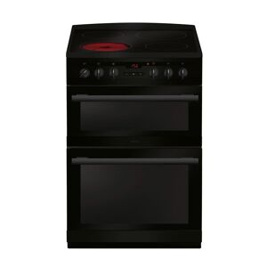 AMICA AFC6550BL 60 cm Electric Ceramic Cooker - Black, Black