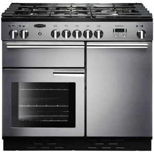 RANGEMASTER Professional PROP100NGFSS/C Dual Fuel Range Cooker - Stainless Steel, Stainless Steel