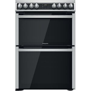 HOTPOINT Amelia HDM67V8D2CX 60 cm Electric Ceramic Cooker - Stainless Steel, Stainless Steel