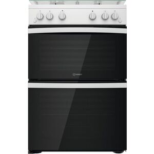 INDESIT ID67G0MCW 60 cm Gas Cooker - White, White