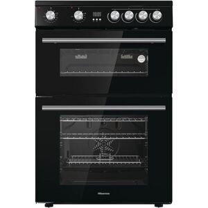 HISENSE HDE3211BBUK 60 cm Electric Ceramic Cooker - Black, Black