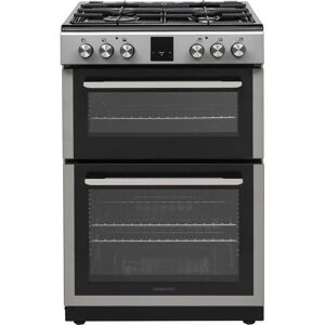 KENWOOD KDGC66S22 60 cm Dual Fuel Cooker - Silver, Silver/Grey