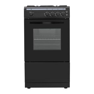 ESSENTIALS CFSGBK22 50 cm Gas Cooker - Black, Black