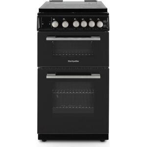 MONTPELLIER MDOG50LK 50 cm Gas Cooker - Black & Silver, Silver/Grey,Black