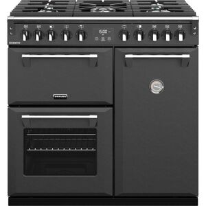 STOVES Richmond S900DF 90 cm Dual Fuel Range Cooker - Anthracite & Chrome, Black