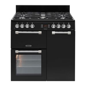 LEISURE Cookmaster CK90F232K 90 cm Dual Fuel Range Cooker - Black, Black