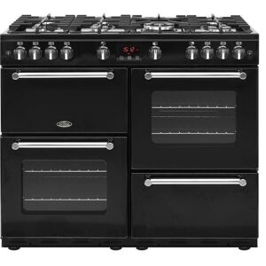 BELLING Kensington X100G Gas Range Cooker - Black, Black