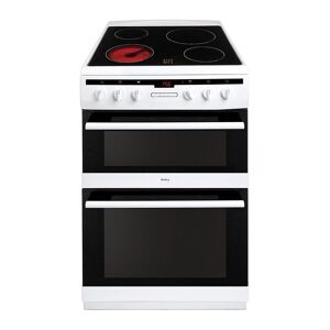 AMICA AFC6550WH 60 cm Electric Ceramic Cooker - White, White