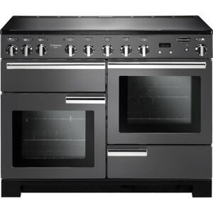 RANGEMASTER Professional Deluxe 110 cm Electric Induction Range Cooker - Slate & Chrome, Silver/Grey