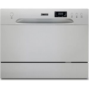 ZANUSSI ZDM17301SA Compact Dishwasher - Silver, Silver/Grey