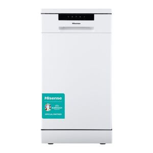 HISENSE HS523E15WUK Slimline Dishwasher - White, White