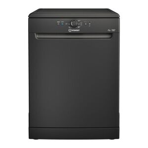 INDESIT D2FHK26BUK Full-size Dishwasher - Black, Black
