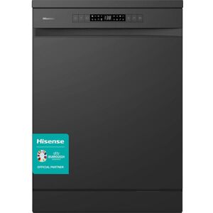 HISENSE HS622E90BUK Full-size Dishwasher - Black, Black